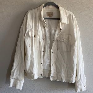 Linen Cream Shacket